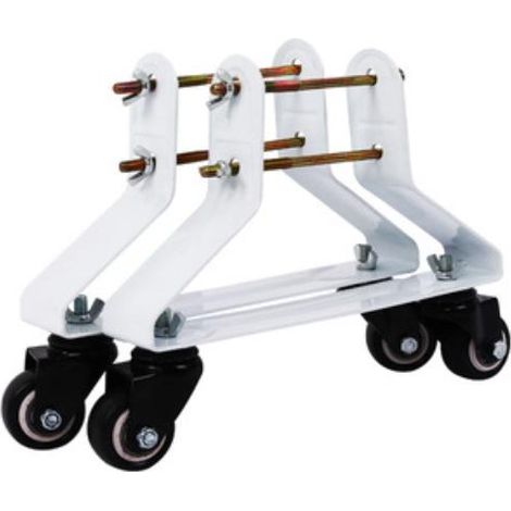Paire de pieds pour radiateurs infrarouges, supports de chauffage électrique sur roulettes, socle mobile pour chauffage à infrarouge, lot de 2. (1/5)