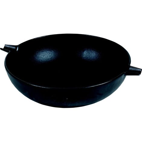 Tepro Kugelgrill Guss-Wok Grill Einleger Gusswok für Rost in Rost System