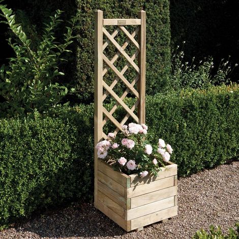 Rowlinson Square Planter & Lattice (1/4)
