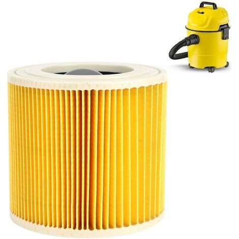 Rubberskin Filtre à cartouches pour aspirateur sec humide Aspirateur multi-usage KÄRCHER A 2204 2254 2656 MV2 MV3 (1/5)
