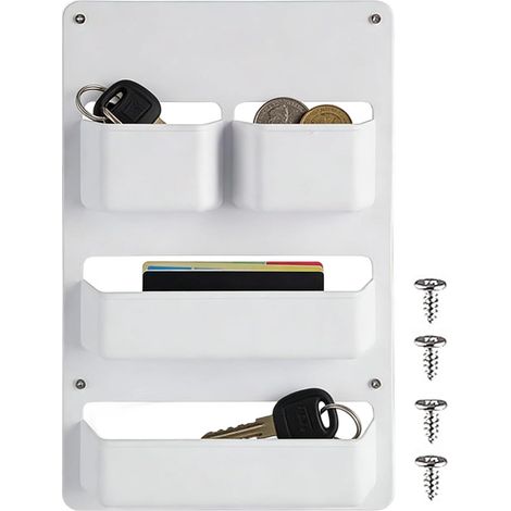 Organiseur de porte de camping-car, boîte de rangement – Support mural étanche en plusieurs parties, design compact camping-car, camping-car, bateau, remorque, cabine de toilette, rangement pour (1/5)