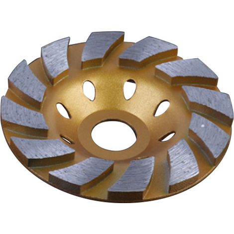Meule abrasive épaisse grain 100, alliage métallique, disque de meulage DIY 100mm pour meuleuse électrique, doré (1/2)