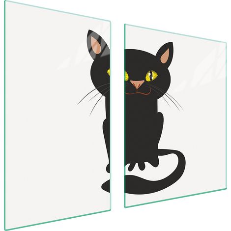Assiette en verre et planche à découper 100x52 CAT (1/5)