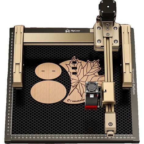Graveur Laser, Puissance Diode 10W, Convient aux Débutants, 10W Nid d'abeille, 10W (1/2)