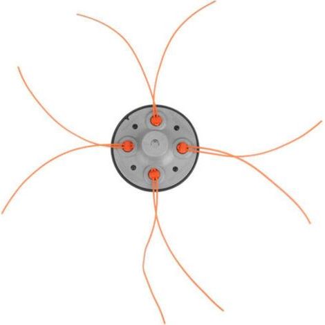 Quadruple Wire Cutting Head for Trimmer - High Performance Wavy Disc - (1/3)