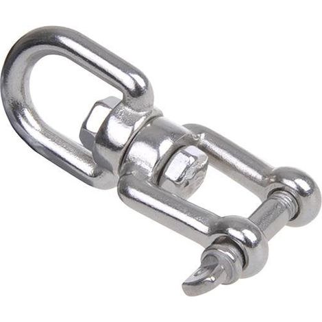 Manille pivotante 6mm rvs aisi 316 oeil - fourche 1350 dan (1/4)