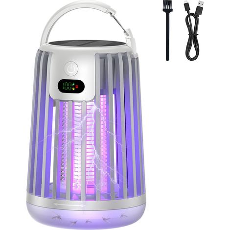 Ventilateur Plafond, avec elecommande, Silencieux, Dimmable, avec 40W E27 Lampe, 6 Pales, 3 Vitesses, pour Salon,Chambre,52cm,bianc (1/4)