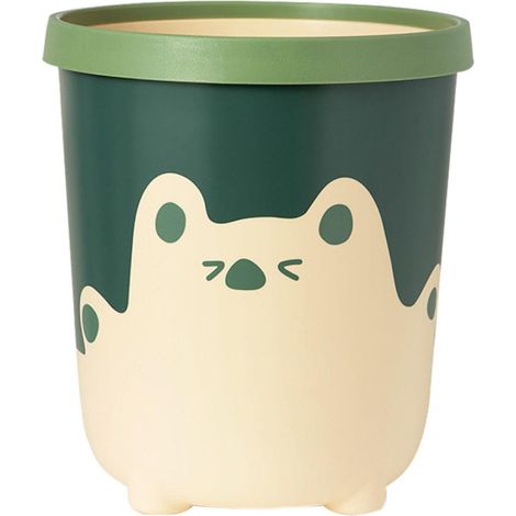 en plastique verte créative et ouverte avec un motif de (1/5)