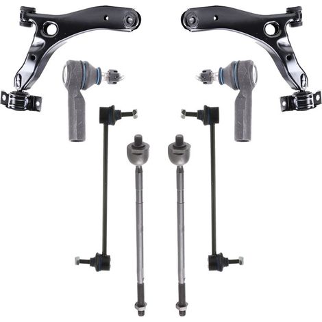 KIT BRACCIO OSCILLANTE 8 PEZZI COMPATIBILE CON FORD TRANSIT CONNECT (P65, P70, P80) 1 / Kit Sospensione Completo OE/OEM / Bracci Oscillanti + Testine Sterzo / Sostituzione Diretta OEM
