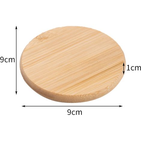 Ensemble de sous-verres 6 pièces comprenant un support, un sous-verre à café en bambou naturel, un sous-verre à bière, boissons de table en bois, cadeau de pendaison de crémaillère (1/5)
