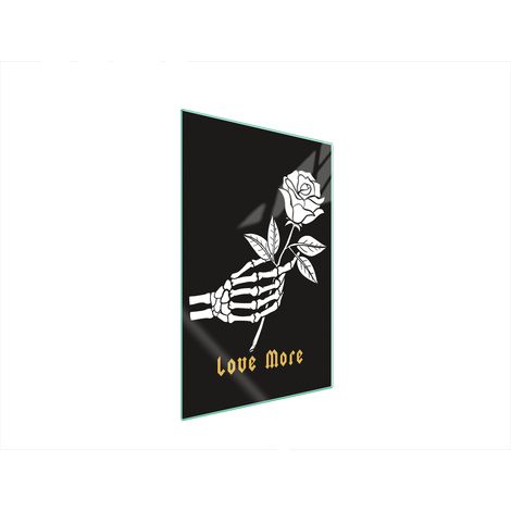 TAGLIERE IN VETRO 35x52 ROSA (1/5)