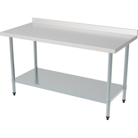 Table Inox Pro Avec Dosseret - Gamme 700 - Combisteel