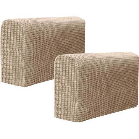 Housse d'accoudoir de canapé Housse de fauteuil extensible Housse de fauteuil élastique Housse de protection 2pcs (1/5)