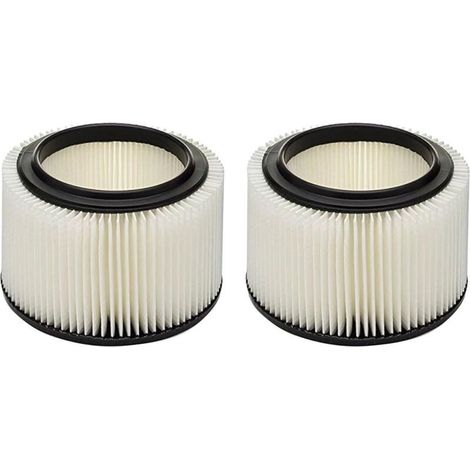 Filtre pour aspirateur eau et poussière compatible avec les aspirateurs d'atelier Craftsman 17810/917810 , remplacement pour aspirateurs de 3 et 4 gallons , lot de 2