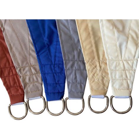 Vele parasole rettangolari da 2 x 2 m con protezione UV, ideali per tende da sole e ombrelloni da giardino. (1/2)