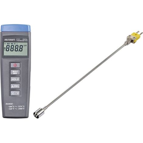 VOLTCRAFT K101 + TP 205 Termometro -200 - +1370 °C Sensore tipo K (1/5)