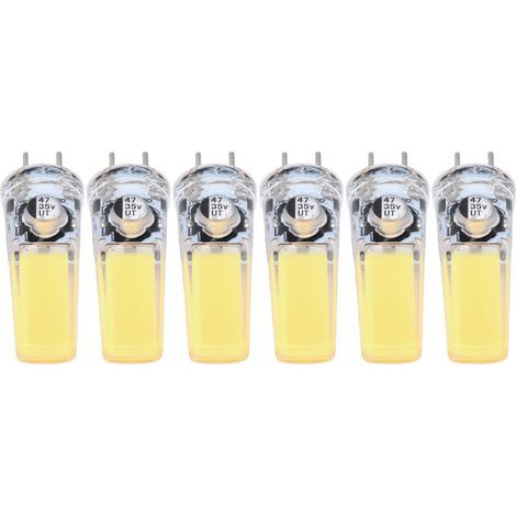 Stück GY6.35 Glühbirnen, 5 W COB-Lampen, 500 lm, Silikon-Deckenlampenbirnen für Wohnzimmer, Kaltweiß (1/5)