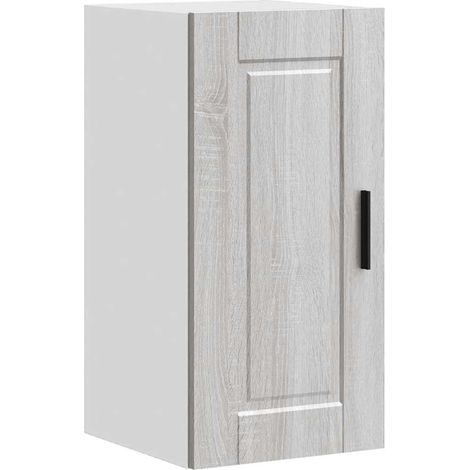 vidaXL Pensile da Cucina Porto Grigio Sonoma in Legno Multistrato
