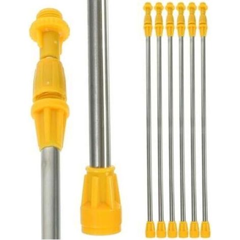 Rallonge de Pulvérisateur 6 Pièces Tiges Télescopiques en Acier Inoxydable Accessoire de Pulvérisateur de Jardin Poignée Robuste et Confortable (1/5)