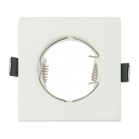 FAB 14428FC01  Incasso Magura 1xgu10 Quadrato Bianco 2,5x8,2x8,2 Cm Taglio 7 Portalampade Inclusi