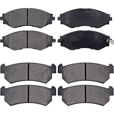 KIT PASTIGLIE FRENO ANTERIORI E POSTERIORI compatibile con DAEWOO NUBIRA (J200) / PASTIGLIE FRENANTI AUTO OEM FDB1905,FDB1889 FDB4295 FDB1336 / SOSTITUZIONE DIRETTA / BASSA POLVERE / SILENZIOSO
