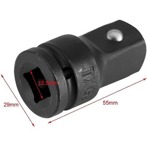 Adaptateur-réducteur pour clé à chocs en acier au chrome-vanadium de 1/2 à 3/4 pouce (1/5)