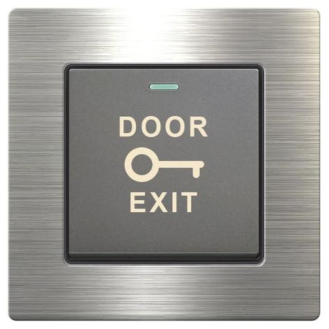 Interrupteur de bouton-poussoir de cloche de porte en acier inoxydable (interrupteur de porte), polyvalent et pratique