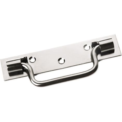 Manilla de puerta Mermier saint etienne acero zinc blanco 160mm