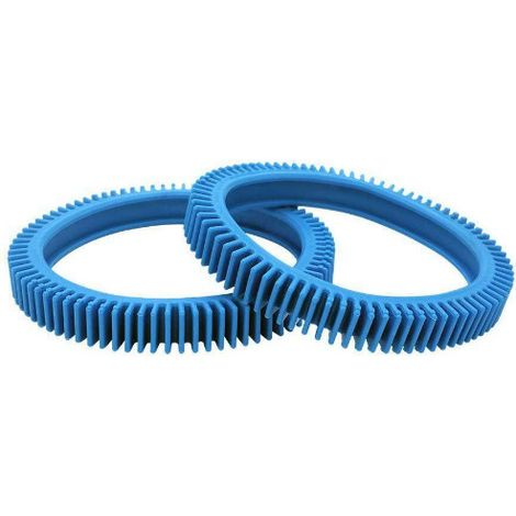 Pneu cranté avec Ergot pour Robot Piscine Compatible avec Poolvergnuegen/Hayward Phoenix 896584000-082 Pièces pour nettoyeur : Pneus avant (Lot de 2)
