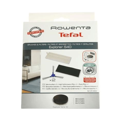 KIT FILTRES ET BROSSETTES POUR PETIT ELECTROMENAGER ROWENTA - ZR720002 (1/3)