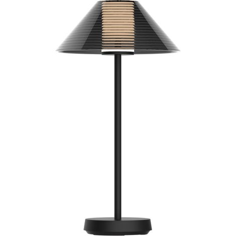 Lampe de table extérieure noire LED 3,4W USB-C IP44 (1/3)