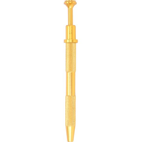 Pince à 4 griffes antirouille antidérapante, clip à bijoux rétractable en alliage doré, petit volume, support à griffes. (1/5)