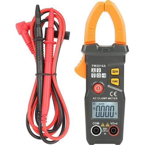 Zangenamperemeter, PEAKMETER Zangenamperemeter-Multimeter zur Prüfung von Wechsel-/Gleichstrom und Spannungswiderstand, intelligentes NCV 6000 Zähler (PM26A) (1/5)
