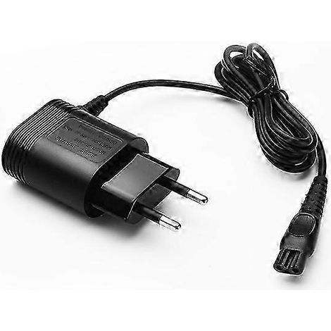Compatible avec les lames de rasoir/chargeur HQ8505 15V 5,4W pour les séries de rasoirs 1000, 3000, 5000, 7000, 9000, HQ7100, HQ7120, RQ360 et RQ1150, chargeur de prise standard européenne.
