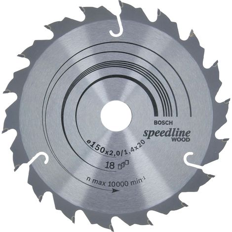 Hoja De Sierra Circular Se Wo H 150X20-18 - Bosch