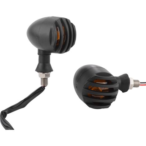 2er-Set Motorradblinker, LED-Blinkerpaar, 12 V, 10 mm Gewinde