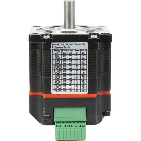 Moteur en boucle fermée intégré 1,2 N·m Servo 2 en 1 à économie d'énergie à torsion élevée avec pilote 20-48 V CC (1/5)