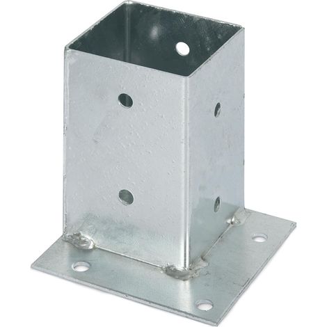 GAH-Alberts 211721 Porta palo da avvitare, Acciaio, 91 x 91 mm