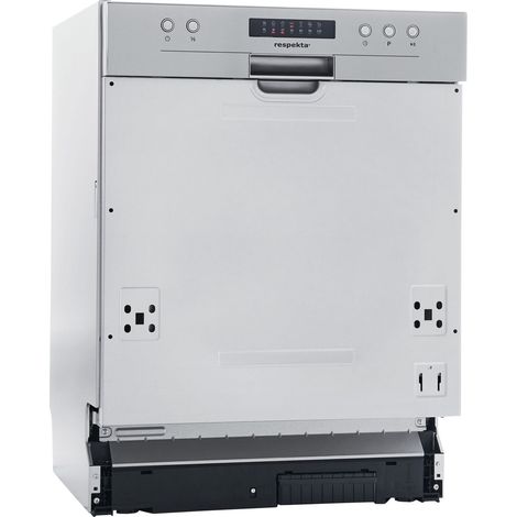 Geschirrspüler Einbau Spülmaschine teilintegriert 60 cm Aquastop Respekta