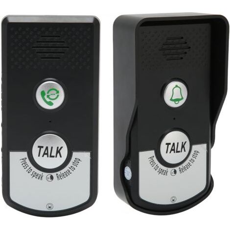 IP54 wasserdichte Funk-Gegensprechanlage, 1000 m Reichweite, 2000 mAh Lithium-Akku, kabellose Installation, für Zuhause und Hotel