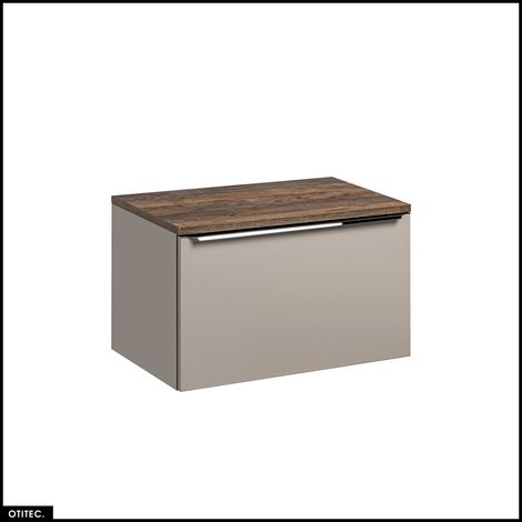 Meuble sous vasque - 80 cm - avec Plan - BOLD TAUPE (1/5)