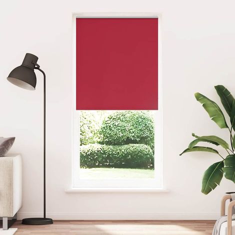 Store occultant à enrouleur 124,4 x 230 cm, largeur du tissu 120 cm, rouge (1/5)