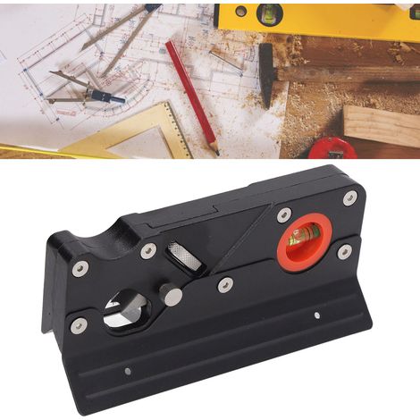 Rabot à ébarber, rabot à chanfreiner avec accessoires à angle fixe, outil de finition des bords pour le travail du bois, rabot à main pour enlever les bords et les coins, rabot à biseau à 45 degrés, n (1/5)
