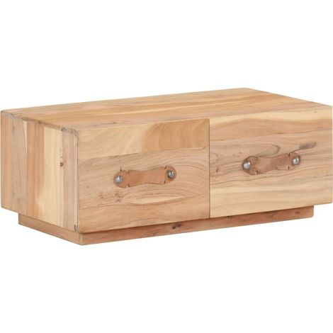 Table Basse de Salon Élégante,Table Canapé 90x50x35 cm Bois de récupération massif -FR39496 (1/5)