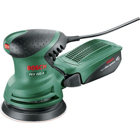 Bosch Exzenterschleifer PEX 220 A (220 Watt, SchleiftellerØ 125 mm)