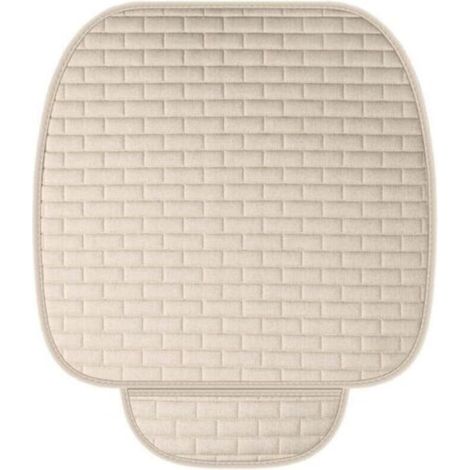 Coussin de Siège de Voiture, Coussin Voiture Siege Universel, Coussins de Siègeavant Doux, Coussin Voiture Siege Antidérapant, Couvre Siege Auto pour Voitures Résistant Aux Rayures (5251CM, Blanc)