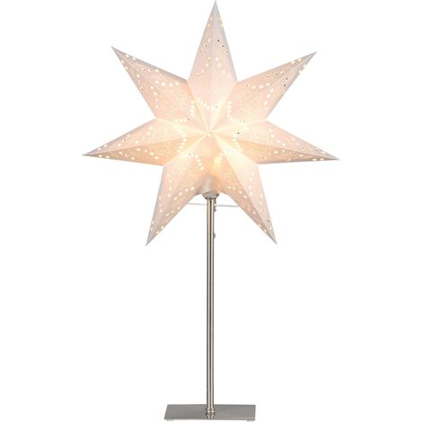 Star Tischlampe Sensy Mini, Metallfuß, Cremeweiß, H: 55x34 cm (1/5)