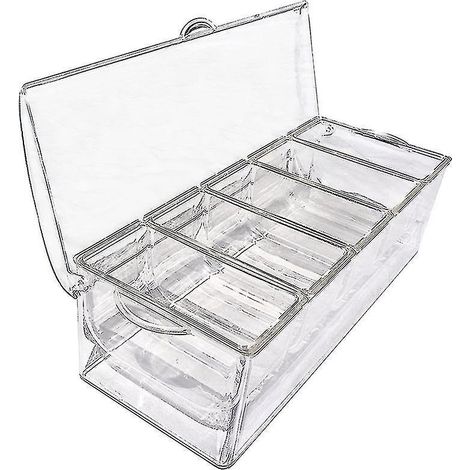 Gewürzständer mit 5 Fächern für den Kühlschrank – Serviertablett mit 5 herausnehmbaren Tabletts (1/5)