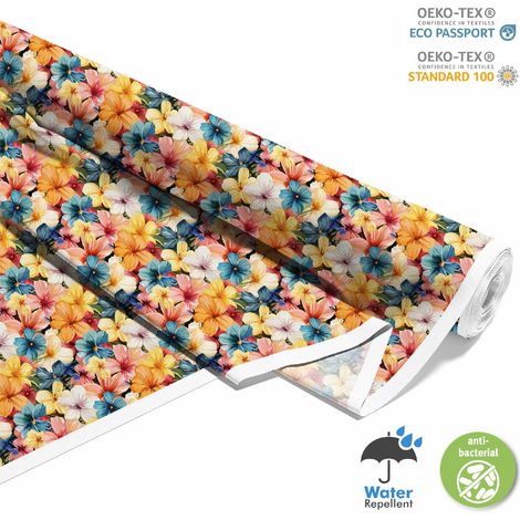 TESSUTI DECORATIVI PER ESTERNI OXFORD - Motivo Fiori I DX5563 (1/5)