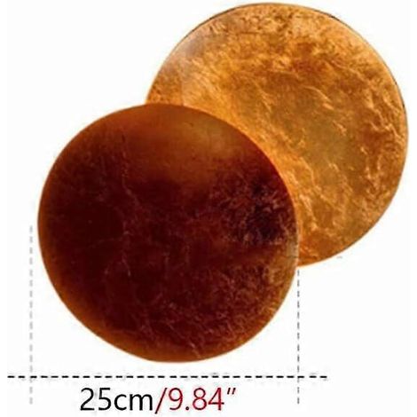 Moon Concept Solar Eclipse Wall Lamp Nordic Vintage Decoration Lighting Sconces Fixture Aisle Stairs Study Bedroom Bedside (1/5)